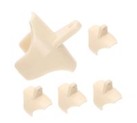 TOYANDONA 5pcs Clarinet Thumb Rest Plastic Covers for Descant Recorder Fingering Support Wind Instrument Accessories for Beginner Practice