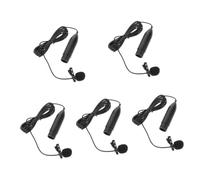 TOYANDONA 5pcs Collar Clip Lavalier Microphone Xlr Three-pin for Speeches Streaming Easy Setup