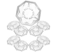 TOYANDONA 5pcs Diamond-shaped Nail Hat Pedal Footswitch Topper for Guitar Effect Pedal Buttons Guitar Protection Caps for Live Performances