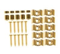 TOYANDONA 5pcs Electric Guitar String Retainers Metal Butterfly Style String Trees with Screws Vintage Design Compatible with Fender Style Headstock