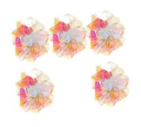 TOYANDONA 5pcs Funny Crinkle Cat Balls Interactive Pet Toy for Kitten Cat Chasing Play Plastic Material Sound Sparkle Toys