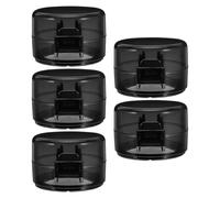 TOYANDONA 5pcs Gas Stove Knob Covers Proof Safety Guard Plastic Protector with 4.2cm Inner Diameter for Gas Stove Knobs Burners Wide Compatibility Efficient Oil Protection for Cooking Area