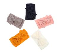 TOYANDONA 5pcs Girl Bow Headbands Newborn Hair Accessories Adorable Boy Girl Hairband Photography