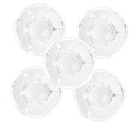 TOYANDONA 5pcs Guitar Footswitch Topper Plastic Foot Nail Cap Replacement Protection Cap for Effect Pedal Music Instrument Part