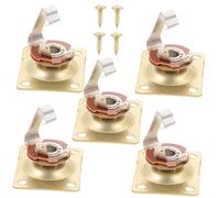 TOYANDONA 5pcs Guitar Jack Plate Output Socket for Electric Guitar and Easy to Install Includes Screws for Replacement