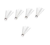 TOYANDONA 5pcs Guitar Nut Slotting File Specifications for Precise Slot Filing Luthier Repair Tool for Electric and Classical Guitars and Compact Design
