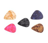 TOYANDONA 5pcs Guitar Picks Practical Ukulele Plectrums for Acoustic Electric Guitar Accessories Finger Protection and Sound Random Color