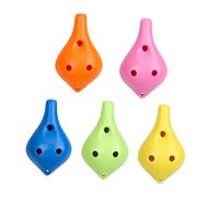 TOYANDONA 5pcs Introductory Ocarinas Portable Ocarinas Beginners Students Flutes for Music Learning and Practice Random Color