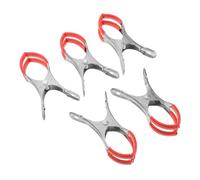 TOYANDONA 5pcs Large Saxophone Indentation Clips for Wind Instrument Repair Ergonomic Key Pad Holders for Flute Clarinet Maintenance Secure Grip Tools for Musicians
