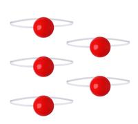 TOYANDONA 5Pcs Light Up Clown Noses LED Glowing Red Nose Novelty Clown Noses Reindeer Nose Dress Up Props Stage Performance Clown Costume Accessories for Halloween Christmas