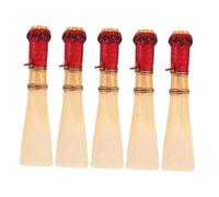 TOYANDONA 5pcs Medium Bassoon Reeds Professional Woodwind Supplies with Protective Case for Orchestra Students and Musicians Smooth Play and Precision Fit