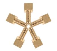 TOYANDONA 5pcs Metal Bow Adjustment Screw for Cello Violin Bow Frog String Tension Replacement Parts Music Instrument Accessories