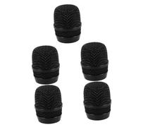 TOYANDONA 5pcs Microphone Grill Head Mesh Mic Cover Replacement Compatible for Bayer Metal Grille Microphone Head Mesh for Wireless Mic Supplies