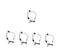 TOYANDONA 5pcs Microphone Headset Rotary Headband Voice Amplifier for Lectures Teaching and Tours High-fidelity Sound Quality and Stable Connection Wired Ear Microphone for Communication