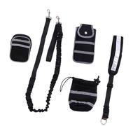 TOYANDONA 5pcs Pet Nylon Leash Dog Leash Reflective Walking Traction Rope, Nylon and Metal, with Key Bag, Water Cup Bag and Belt, for Dogs Walking and Leisurely Strolls Random Color