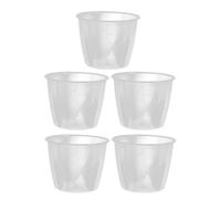 TOYANDONA 5pcs Plastic Rice Measuring Cups 160ml Sturdy Easy to Clean for Kitchen Use with Rice and Dairy