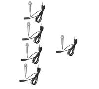 TOYANDONA 5pcs Portable Mini Microphone for Phone Recording Tiny Microphone for Singing Small Mini Mic for Karaoke