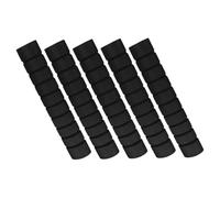 TOYANDONA 5pcs Pull Up Bar Grips Black High Density Foam Hand Protector Sleeve Covers for Fitness Equipment Gym Home Exercise Handlebar Replacement Slip Cushioned Comfort