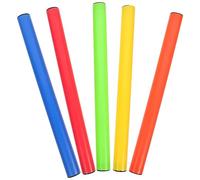 TOYANDONA 5Pcs Relay Race Sticks for School Competitions Lightweight Durable Relay Tools with Smooth Edges for Safe Passing for Outdoor Sports Events