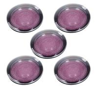 TOYANDONA 5pcs Round Eyelash Case False Lash Storage Plastic Round Container Stylish Versatile Use Organized Storage for Women Daily Makeup on The Go