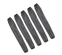 TOYANDONA 5pcs Rubber Tank Track Replacement Black DIY Track for Robot