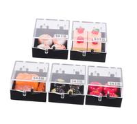 TOYANDONA 5pcs Scale Mini Food for Dollhouse DIY Craft Accessories Bakery Dessert Figurines