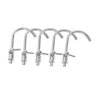 TOYANDONA 5pcs Scale Miniature Dollhouse Faucet Realistic Hot Cold Water Mixer Taps for Bathroom Kitchen Scene Decoration Craft Accessory for House and Tiny Dolls House