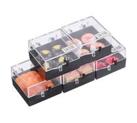 TOYANDONA 5pcs Scale Realistic Bakery Dessert Figurines for Dollhouse DIY Craft Accessories with Vivid Colors and Detailed Textures