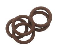 TOYANDONA 5pcs Scuba Tank O Ring Kit for Diving Cylinder Valve Seal Repair | Fluororubber, Brown Finish, Leakproof High Pressure Use, Universal Fit for Air Tank Maintenance