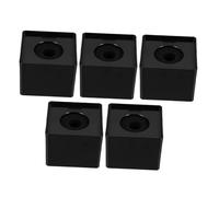 TOYANDONA 5pcs Square Microphone Flag Station Portable Mic Logo Cube for Interview Hosts Stable Lightweight Professional Image Boost for Indoor Outdoor Use