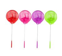 TOYANDONA 5pcs Stainless Steel Telescopic Nets Extendable Catching Nets for Outdoor Insect Butterfly Fishing with Slip Handle Large Pocket Design Random Color Random Color