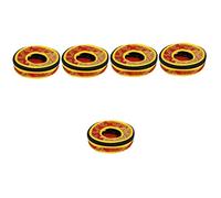 TOYANDONA 5pcs Tibetan Bells Storage Box Portable Cymbal Bell Holder Delicate Patterns