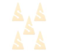 TOYANDONA 5pcs Triangle Dive Marker for Cave Navigation, White ABS | Glow-in-white Surface, Compact Carry Size, Corrosion Resistant Build, Sunken Wreck Use, Boosts Identification Performance