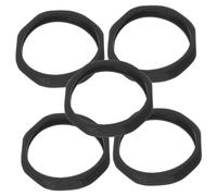 TOYANDONA 5pcs Universal Microphone Protection Rings Non-slip Plastic Mic Anti-drop Anti-rolling Rings for Microphone Use in Conference Room or Ktv