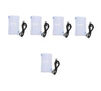 TOYANDONA 5pcs USB Portable Warmer for Breastmilk Travel Bottle Warmer Insulation Design Efficient Nutritional Maintenance Compatible Power Banks and Laptops
