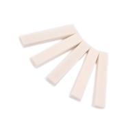 TOYANDONA 5pcs Vintage Artificial Bone Guitars Saddle Polished for Guitar Bass Acoustic Bridge Nut