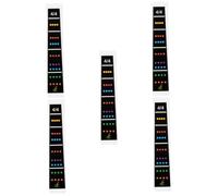 TOYANDONA 5pcs Violin Finger Guide Label Fret Guide Chart for Fingerboard Violin Fretboard Sticker Marker for Beginners Learning Accessories