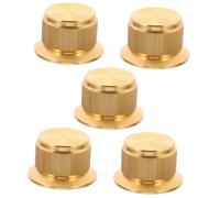 TOYANDONA 5pcs Volume Control Knob for Guitar and Amplifier Sturdy Aluminum Alloy Replacement for Speaker Knob and Electric Guitar Volume Adjustments