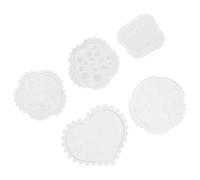 TOYANDONA 5pcs White Silicone Nail Art Crystal Casting Molds for DIY Manicure Craft, 3D Creative Nail Art Mold Tools to Make Unique Craft Accessories