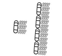 TOYANDONA 5sets Bike Silicone Fastening for Front Rear Lights Easy Install for Cycling Safety Illumination Versatile Handlebar Seat Post Mounts 30pcs*5