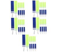 TOYANDONA 5sets Captain Armbands Elastic Slip Arm Bands for Boys Secure Fit with Hook and Loop Fastening for Outdoor Sports Activities Blue Green 10pcs*5