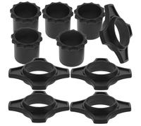 TOYANDONA 5sets Cordless Microphone Rings for Microphone Replacement Mic Bottom Rod Sleeve Mic Accessory