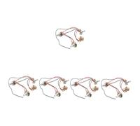 TOYANDONA 5sets Electric Guitar Replacement Wiring Harness for a and b Type Pots Metal Guitar Wiring Harness Parts and Musician Equipment