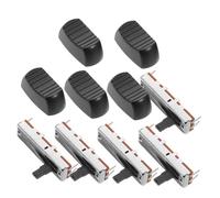 TOYANDONA 5sets Fader Caps Replacement for Mixer Straight Slider Knob Dimmer Control Switch Compact for Console and Appliance