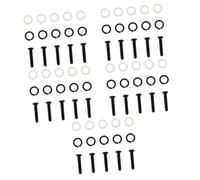 TOYANDONA 5sets Guitar Tuner Peg Washers Gasket Set Replaceable Tuning Peg Screws for Electric Guitar Accessories