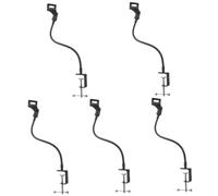 TOYANDONA 5sets Microphone Stand Mic Stand Adjustable for Desk Use Bendable Mic Arm Phone Holder Rack for Live Streaming and Phone Mount
