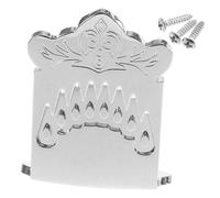 TOYANDONA 5sets Professional Mandolin Tailpiece Smooth Metal Bridge Long Life Easy to Replace Fine Craftsmanship