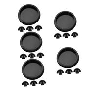 TOYANDONA 5sets Professional Tongue Drum Foot Plugs Silicone Ethereal Drum Bottom Pads for Support Replacements Accessories