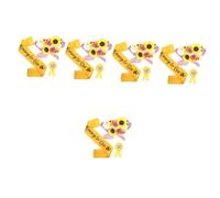 TOYANDONA 5sets Shower Girl Flower Sash Mommy Pregnancy Sash Women Belt Corsage for Mummy Daddy Decor