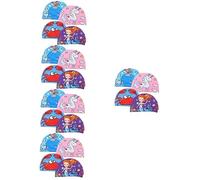 TOYANDONA 5sets Swimming Caps Unisex Swim Hats for Boys Cute Crab Mermaid Unicorn Lightweight Breathable Non Slip Bathing Caps for Ages 4pcs*5
